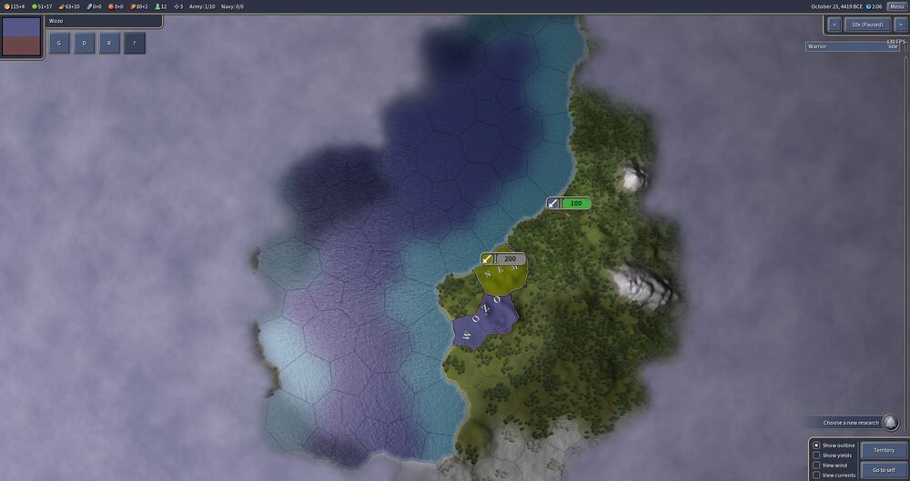Explore new land